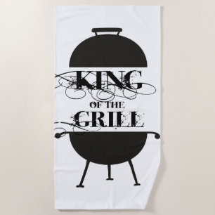 Serviette De Plage Le Roi Du Grill
