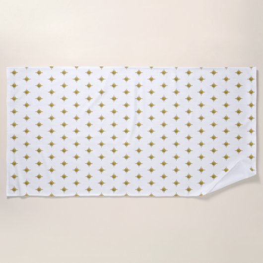 Serviette De Plage Le soleil et la lune (Devant)