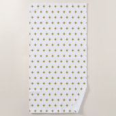 Serviette De Plage Le soleil et la lune (Devant)