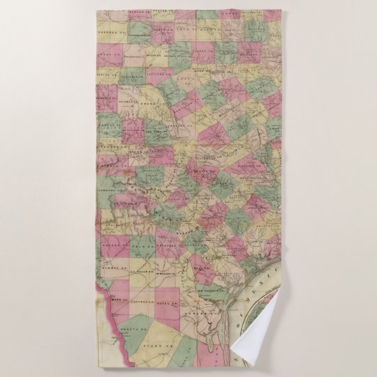 Serviette De Plage Le Texas occidental (Devant)