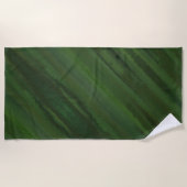 Serviette De Plage Le vert est ma couleur préférée (Devant)