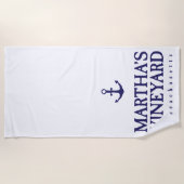 Serviette De Plage Le vignoble de Martha (Devant)