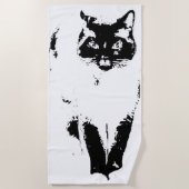 Serviette De Plage Le vrai sauveteur (Devant)