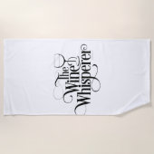 Serviette De Plage Le Whisperer du vin (Devant)