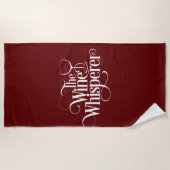 Serviette De Plage Le Whisperer du vin (Devant)