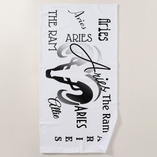 Serviette De Plage Le Zodiac De Ram (Devant)
