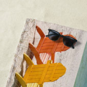 Serviette De Plage L'eau salée guérit tout (En situation)