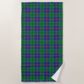 Serviette De Plage L'écossais accentue le tartan de Carmichael de (Devant)