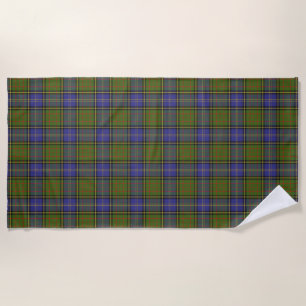 Serviette De Plage L'écossais accentue le tartan de chasse de
