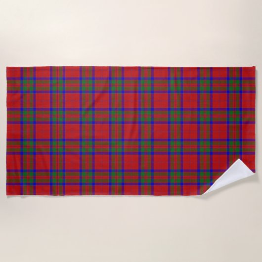 Serviette De Plage L'écossais accentue le tartan de MacGillivray de (Devant)