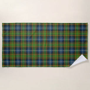 Serviette De Plage L'écossais accentue le tartan de MacRae de clan