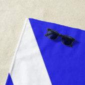 Serviette De Plage L'Ecosse, lion effréné, drapeau antique de (En situation)