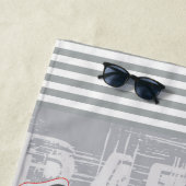 Serviette De Plage Lecteur de baseball Design Beach Towel (En situation)