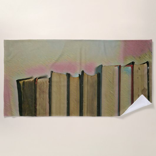 Serviette De Plage Lecture des décalcomanies murales (Devant)