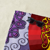 Serviette De Plage L'Elements Mandalas Beach Towel (En situation)