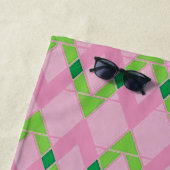 Serviette de plage Lemonade Rose (En situation)