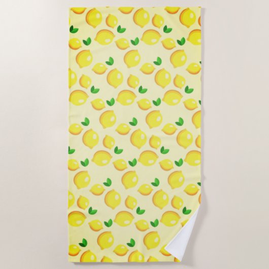 Serviette de plage Lemons (Devant)