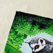 Serviette De Plage Lémur de Madagascar (En situation)