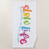 Serviette De Plage Lenteur (Devant)
