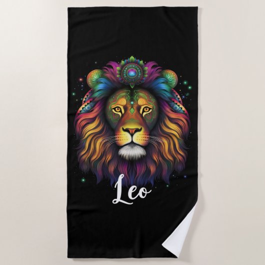 Serviette De Plage Leo Beach Towel (Devant)