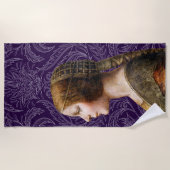 Serviette De Plage Leonardo da Vinci Portrait La Bella Principessa (Devant)