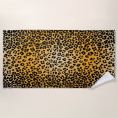 Serviette de plage Leopard Skin-2 (Devant)