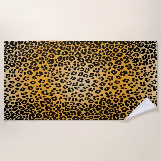 Serviette de plage Leopard Skin-2 (Devant)