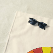 Serviette De Plage L'équipe du suicide | Fleurs et soleil Peacemaker (En situation)