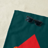 Serviette De Plage L'équipe du suicide | Harley Quinn Floral Diamond (En situation)