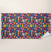 Serviette De Plage L'équipe du suicide | Harley Quinn Motif d'insigne (Devant)