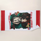 Serviette De Plage L'équipe du suicide | Harley Quinn Winking (Devant)