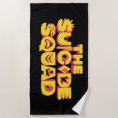 Serviette De Plage L'équipe du suicide | Logo d'icône de caractère (Devant)