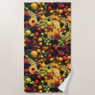 Serviette De Plage Les Amateurs De Fruits Apprécient La Plateforme Co