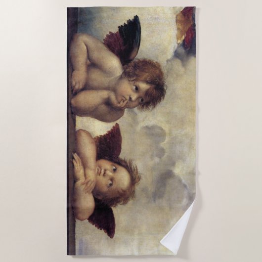 Serviette De Plage Les anges de Raphaël (Devant)