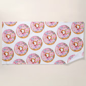 Serviette De Plage Les beignets (Devant)