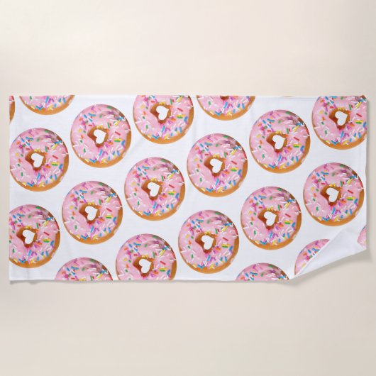 Serviette De Plage Les beignets (Devant)