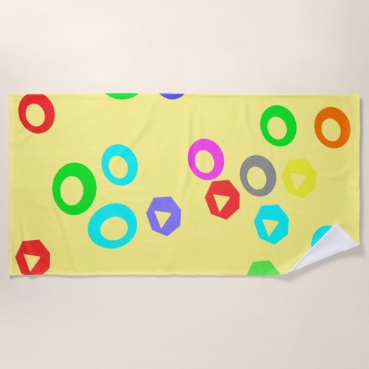 Serviette De Plage Les bonbons (Devant)