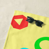 Serviette De Plage Les bonbons (En situation)