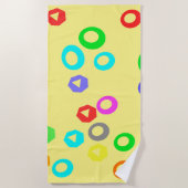 Serviette De Plage Les bonbons (Devant)
