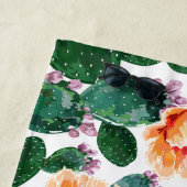 Serviette De Plage Les cactus fleurissent (En situation)
