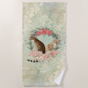 Serviette De Plage Les copains de Loki : Mika et Chidori Bengal Cats