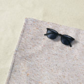Serviette De Plage Les Coques De La Plage De Sable (En situation)