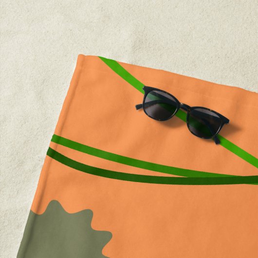 Serviette De Plage Les dinosaures dans la nature (En situation)