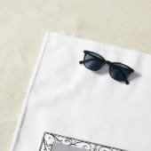 Serviette De Plage Les Dix Commandements Bible Beach Towne (En situation)