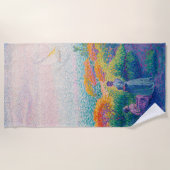 SERVIETTE DE PLAGE LES FEMMES SUR LE BORD DE LA PEINTURE (Devant)