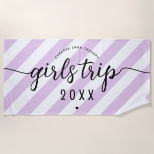 Serviette De Plage Les Filles Voyage Moins Cher Que La Thérapie Vacan