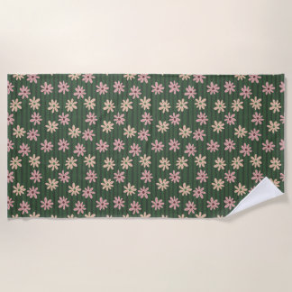 Serviette De Plage Les Fleurs Fleurissent Pour Leur Propre Joie