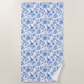Serviette De Plage Les Fleurs Sont Le Soleil De L'Âme (Devant)