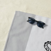 Serviette De Plage Les Goonies "Never Say Die" Pirate Ancre Badge (En situation)