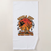 Serviette De Plage Les goules veulent juste s'amuser Halloween Spooky (Devant)